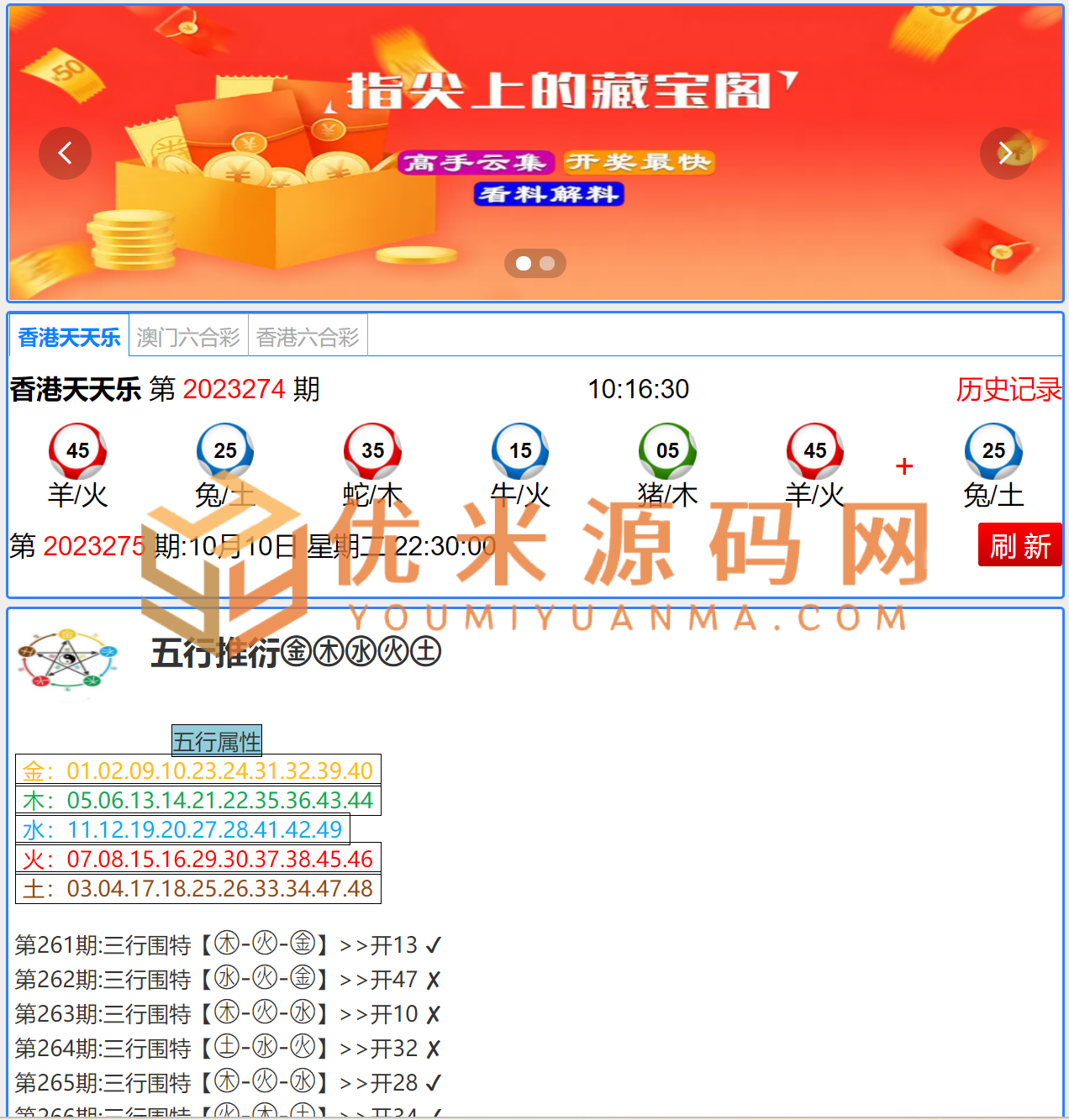 【商业源码】六合心水资料站/六合论坛/六合心水图库/高手云集六合资料库/香港天天彩+澳门六合彩+香港六合彩/修复采集/带搭建教程